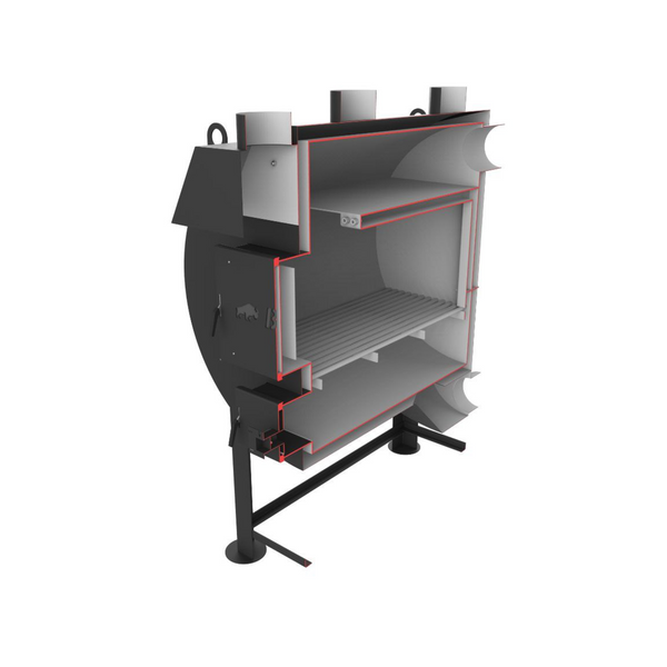 Теплогенератор Bizon TGU-60, 60 кВт - 6 мм Bizon-NP-35-6 фото